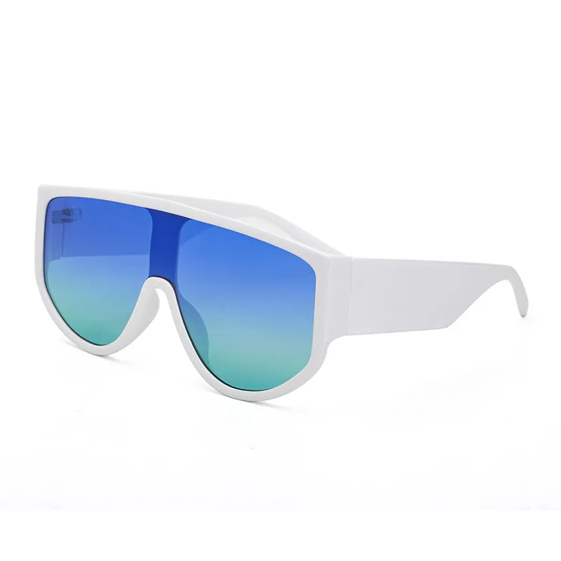 Vintage Oversized One Piece Sun Glasses