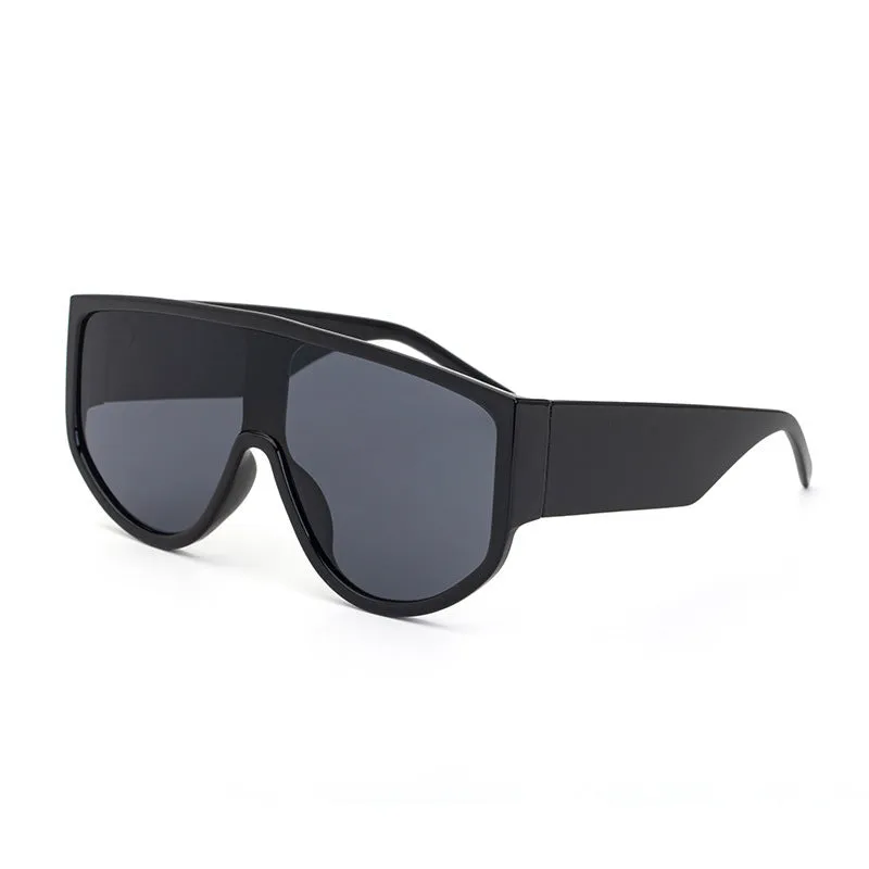 Vintage Oversized One Piece Sun Glasses