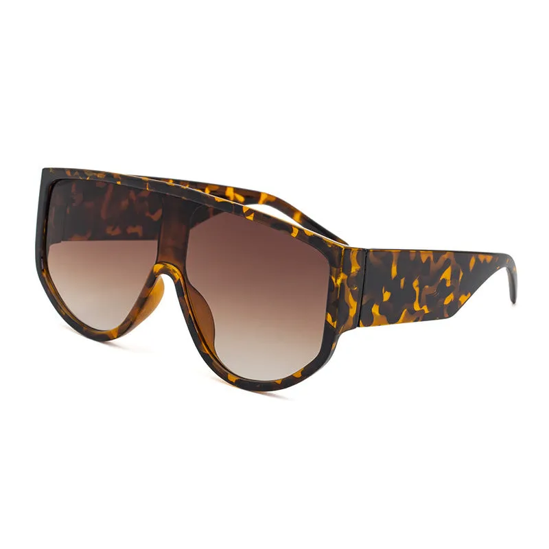 Vintage Oversized One Piece Sun Glasses