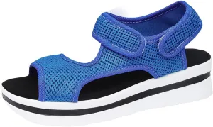 Women's Breathable Orthopedic Sandals Comfortable Walking Arch Support Wide Fit Plantar Fasciitis Sport Athletic Hiking Outdoor Active Summer Dressy Soft Mat Diabetic Tennis Shoes