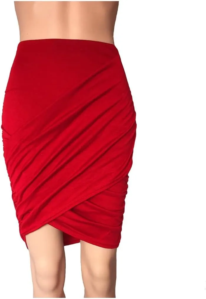 Women's High Waisted Pleated Tennis Skirt Fashion Womens Ladys Sexy Midi Skirt High Waist Solid Casual Slim Base