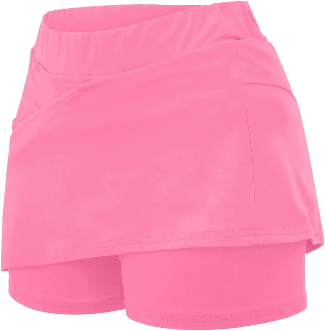 Womens Tennis Skirt Yoga Athletic Skorts with Pockets High Waisted Golf Skirt Shorts for Workout